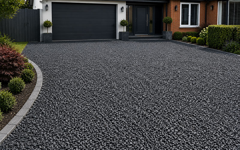 Gravel driveway