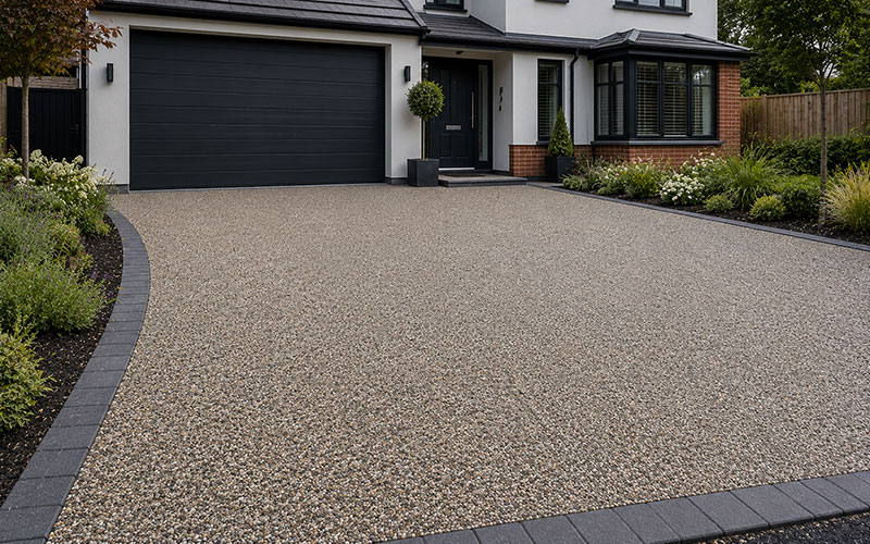 Resin driveway